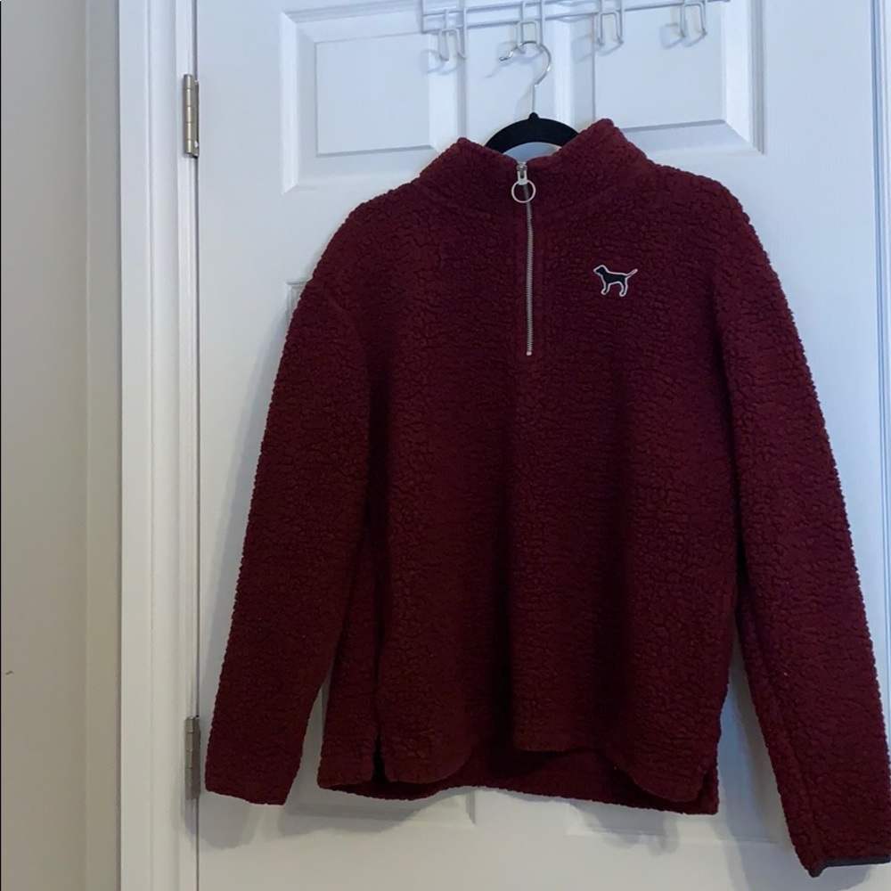 PINK sherpa sweater